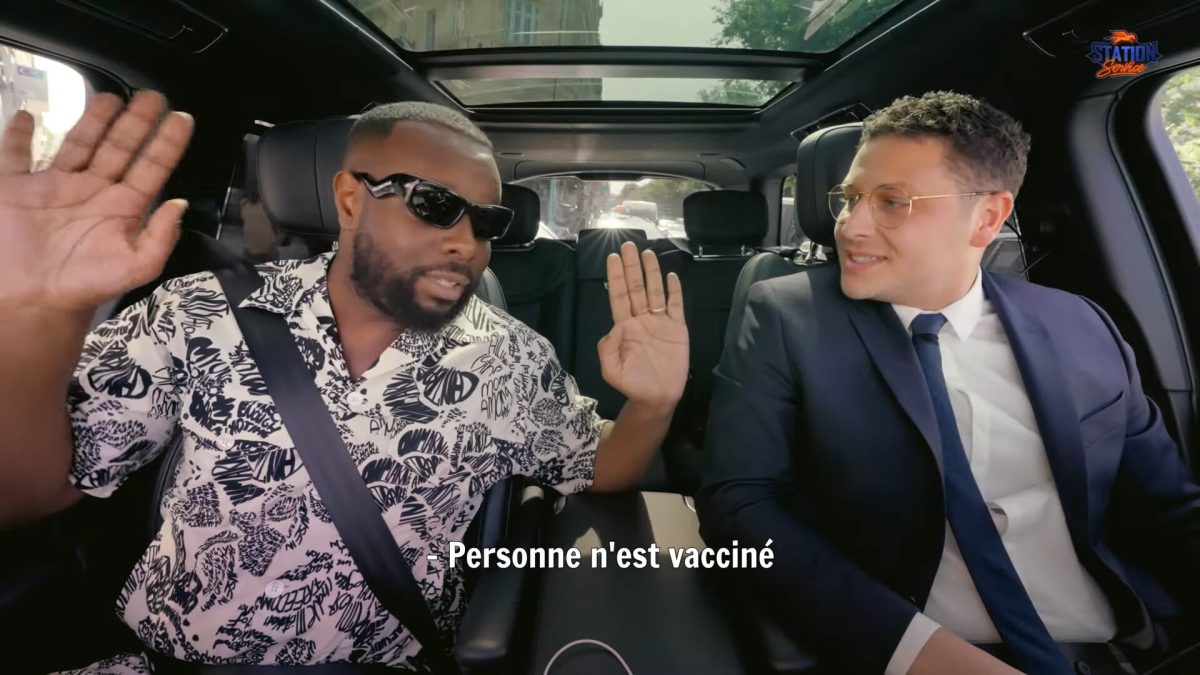 Gims sur la polio // Source : Capture d'écran YouTube Gims sur la polio // Source : Capture d'écran YouTube