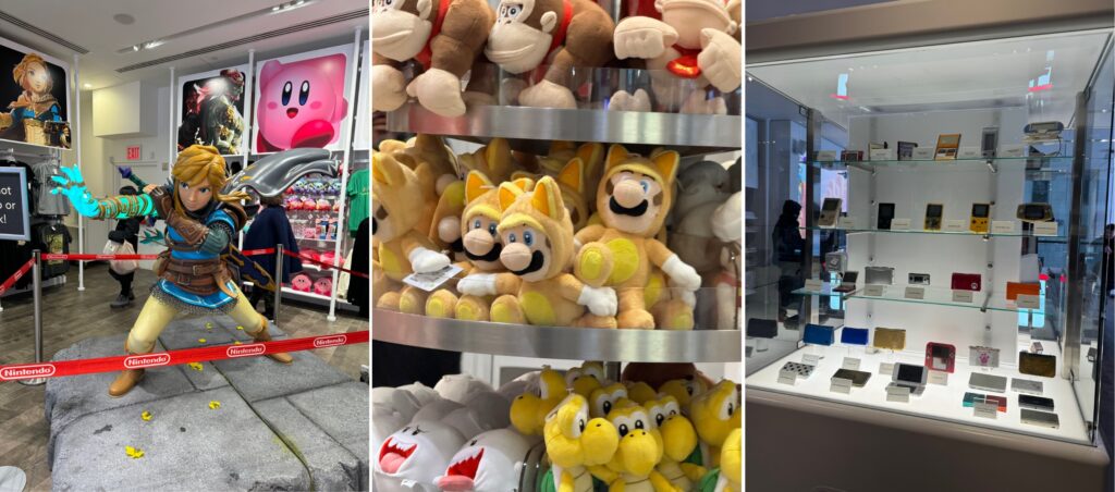 Photos prises à New York, en février 2024, au Nintendo World. Photos prises à New York, en février 2024, au Nintendo World.