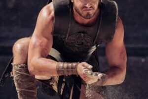 Paul Mescal dans l'arène de Gladiator 2. // Source : Paramount Paul Mescal dans l'arène de Gladiator 2. // Source : Paramount