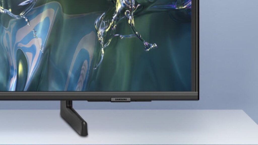 Les pieds sont ajustables en hauteur et en largeur // Source : Samsung Les pieds sont ajustables en hauteur et en largeur // Source : Samsung