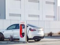 Superchargeur Tesla américain // Source : Tesla Superchargeur Tesla américain // Source : Tesla