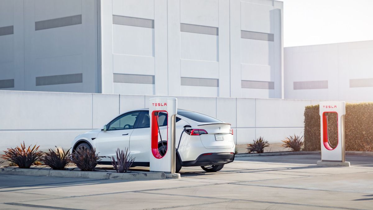 Superchargeur Tesla américain // Source : Tesla Superchargeur Tesla américain // Source : Tesla