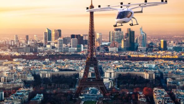Les Volocity de Volocopter // Source : Volocopter, réutilisation autorisée pour la presse Les Volocity de Volocopter // Source : Volocopter, réutilisation autorisée pour la presse