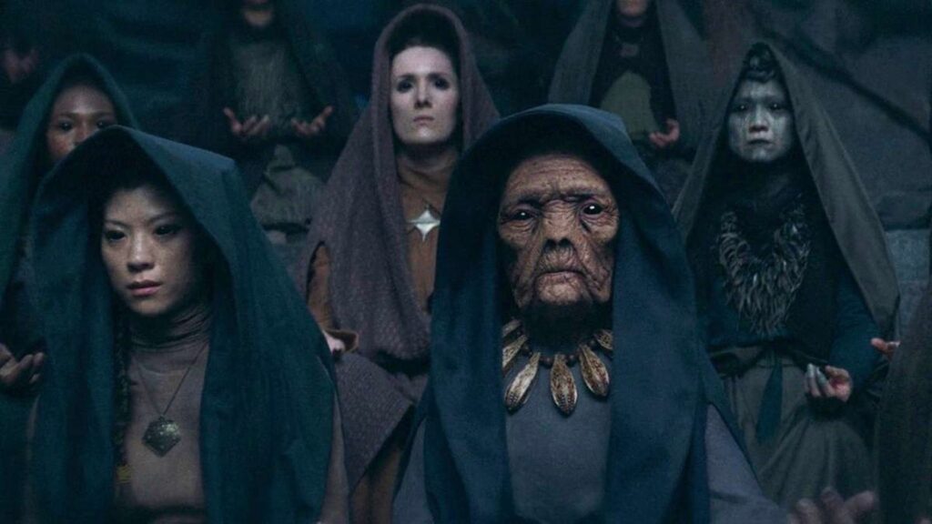Les sorcières de Brendok, particulièrement puissantes // Source : Disney+ Les sorcières de Brendok, particulièrement puissantes // Source : Disney+