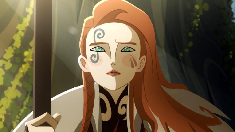 Sigrid, bien déterminée à prendre sa revanche sur Thor // Source : Netflix Sigrid, bien déterminée à prendre sa revanche sur Thor // Source : Netflix