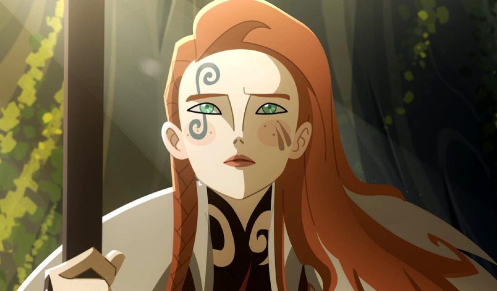 Sigrid, bien déterminée à prendre sa revanche sur Thor // Source : Netflix Sigrid, bien déterminée à prendre sa revanche sur Thor // Source : Netflix