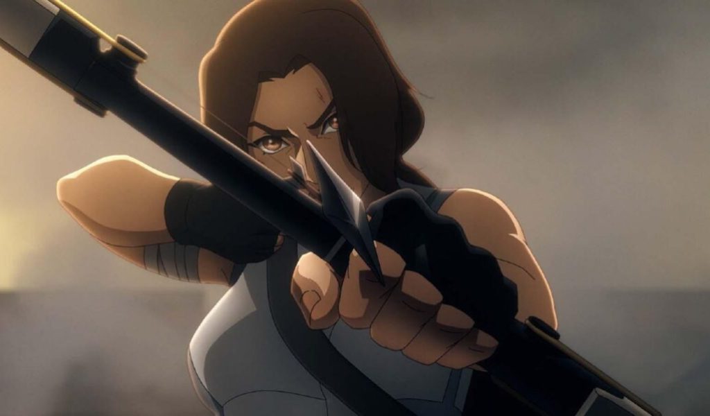 Lara Croft, toujours aussi badass // Source : Netflix Lara Croft, toujours aussi badass // Source : Netflix