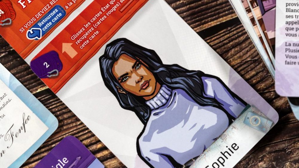 Sophie, incarnée par les joueurs. // Source : La Boîte de Jeu Sophie, incarnée par les joueurs. // Source : La Boîte de Jeu