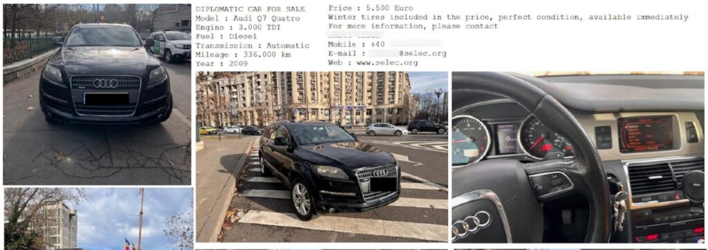 La fausse annonce de vente. // Source : Palo Alto La fausse annonce de vente. // Source : Palo Alto