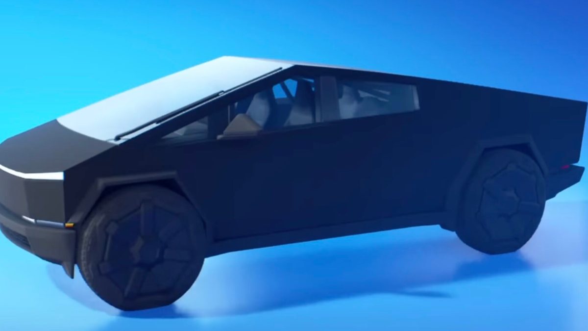 Le Cybertruck dans Fortnite // Source : Capture YouTube Le Cybertruck dans Fortnite // Source : Capture YouTube