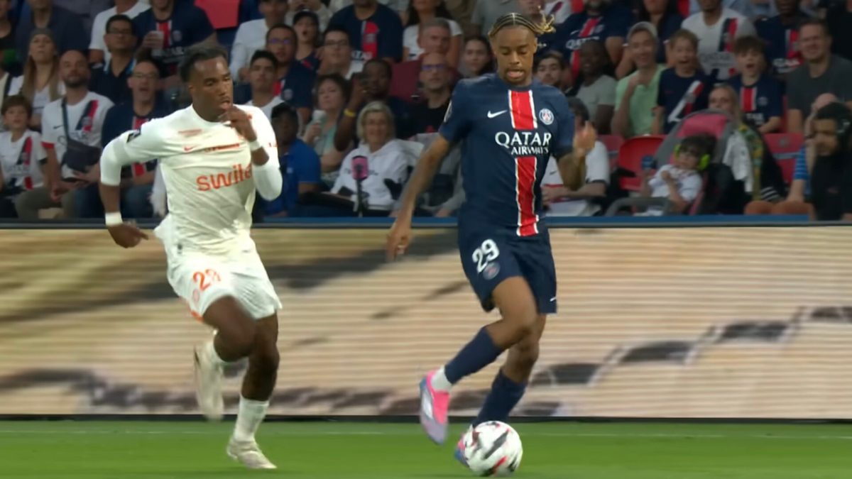 Le PSG face à Montpellier // Source : YouTube DAZN Le PSG face à Montpellier // Source : YouTube DAZN