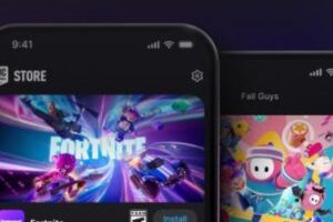 L'Epic Games Store sur iPhone et Android. // Source : Epic Games L'Epic Games Store sur iPhone et Android. // Source : Epic Games
