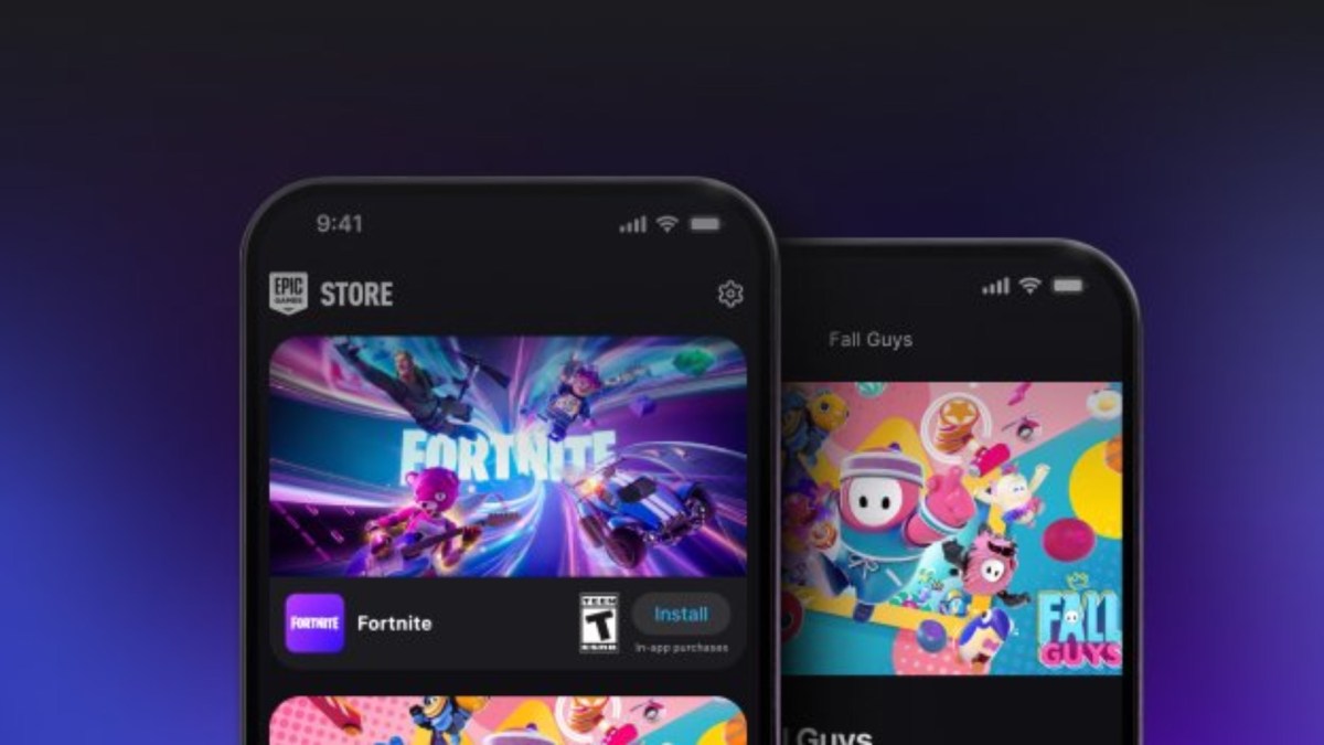 L'Epic Games Store sur iPhone et Android. // Source : Epic Games L'Epic Games Store sur iPhone et Android. // Source : Epic Games