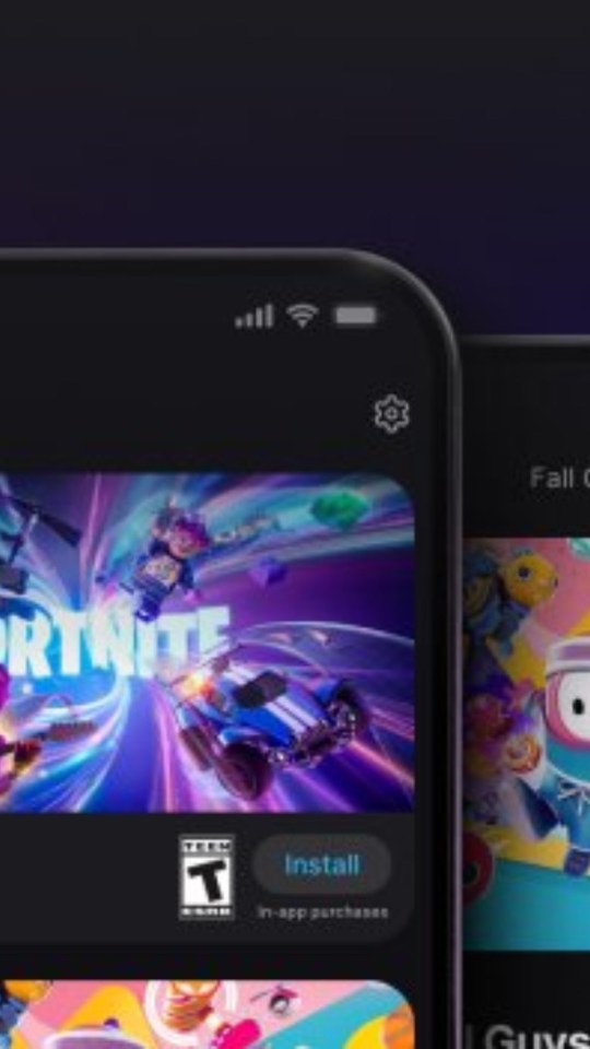 L'Epic Games Store sur iPhone et Android. // Source : Epic Games L'Epic Games Store sur iPhone et Android. // Source : Epic Games
