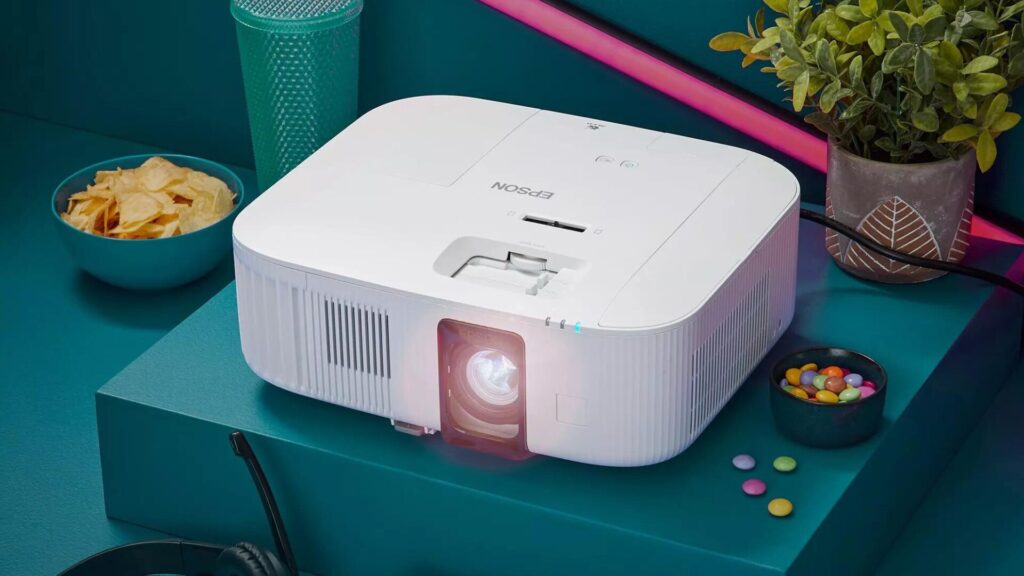 Le projecteur est compact // Source : Epson Le projecteur est compact // Source : Epson