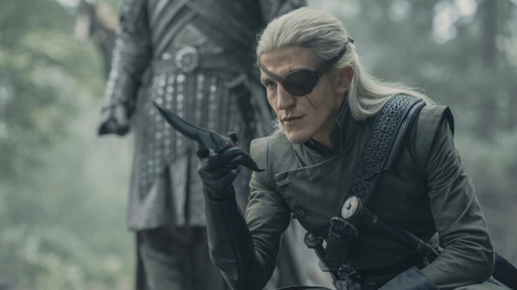 Aemond met en garde celles ou ceux qui sont à l'origine des leaks // Source : HBO Aemond met en garde celles ou ceux qui sont à l'origine des leaks // Source : HBO