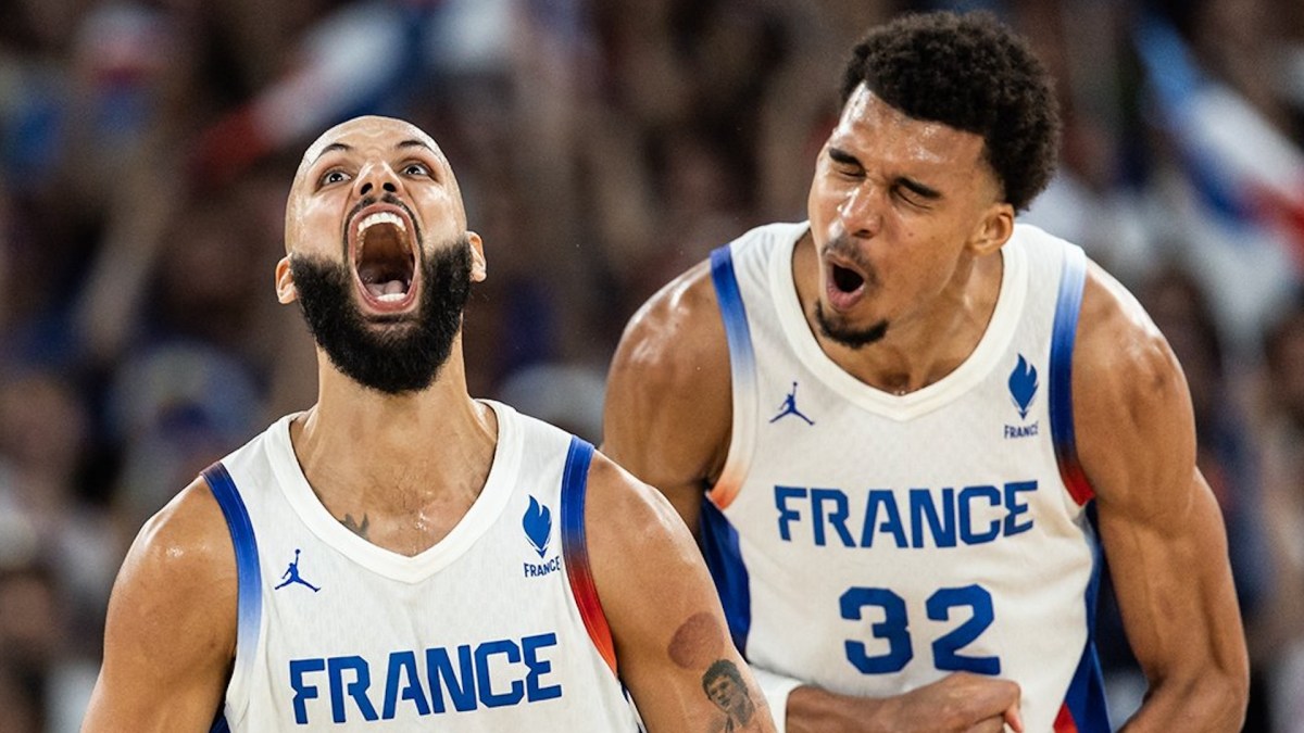 France - Allemagne en basket aux JO 2024 // Source : Twitter EDF France - Allemagne en basket aux JO 2024 // Source : Twitter EDF