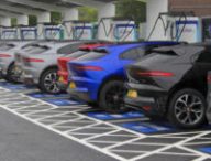 Rassemblement de Jaguar I-Pace // Source : Jaguar Rassemblement de Jaguar I-Pace // Source : Jaguar