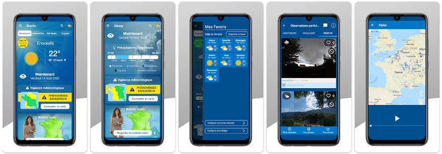 Application Météo France Application Météo France