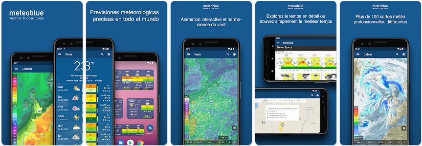 Application Meteoblue Application Meteoblue