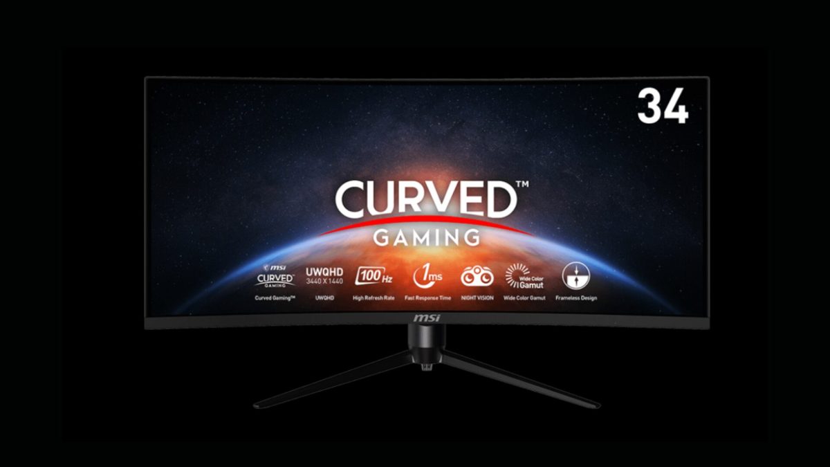 Moniteur MSI MAG342CQPV // Source : MSI Moniteur MSI MAG342CQPV // Source : MSI