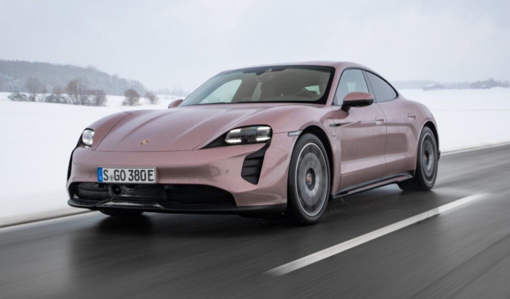 La Porsche Taycan. // Source : Porsche La Porsche Taycan. // Source : Porsche