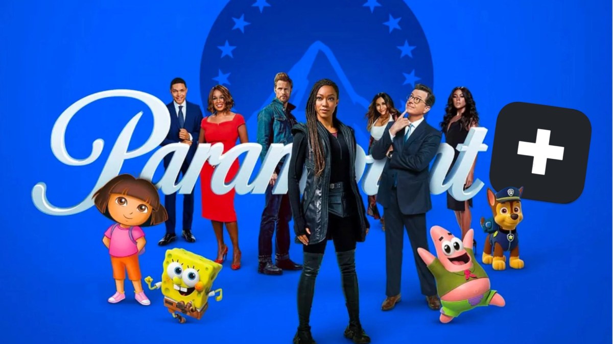 Le logo de Paramount+ et de Canal+ // Source : Numerama Le logo de Paramount+ et de Canal+ // Source : Numerama