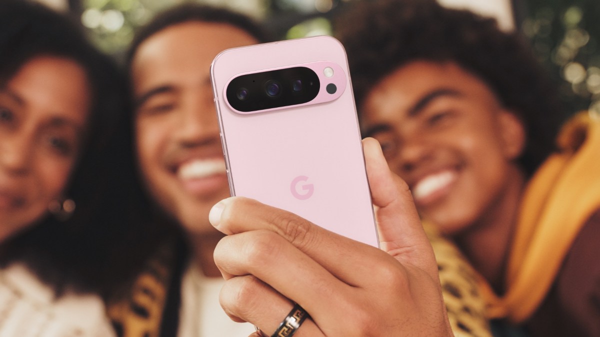 Le Pixel 9 Pro en rose. // Source : Google Le Pixel 9 Pro en rose. // Source : Google