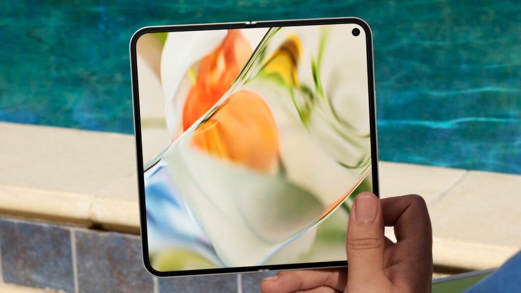 Le Pixel 9 Pro Fold ouvert donne envie, mais il coûte cher. Le Pixel 9 Pro Fold ouvert donne envie, mais il coûte cher.