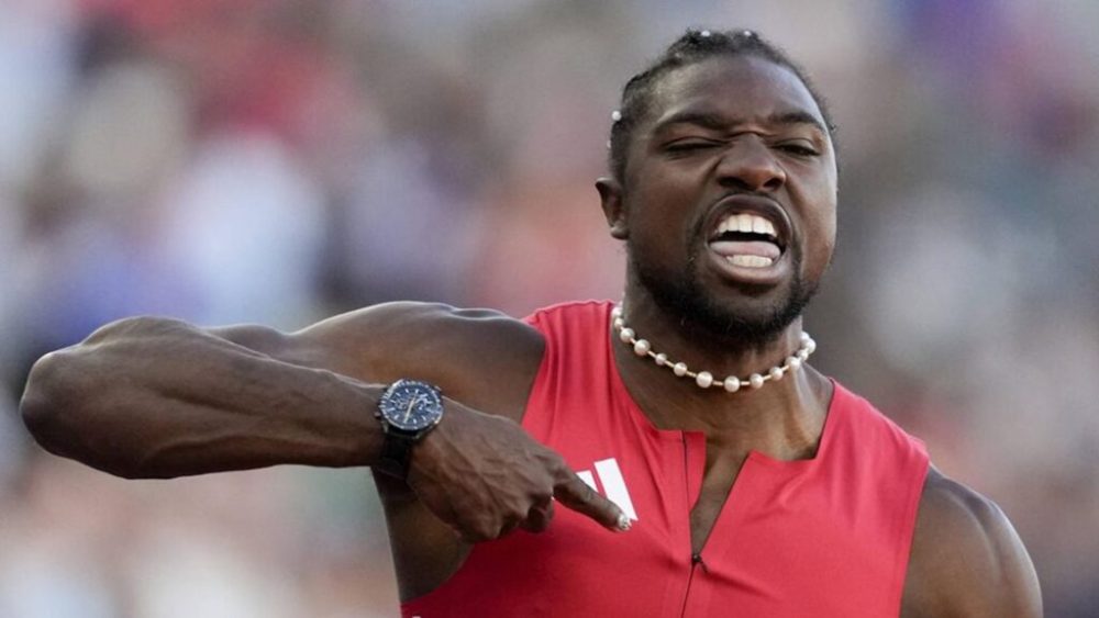 Sprint avec Noah Lyles // Source : Netflix Sprint avec Noah Lyles // Source : Netflix