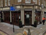Un restaurant à Londres, depuis Google Street View.. // Source : Capture Numerama Un restaurant à Londres, depuis Google Street View.. // Source : Capture Numerama