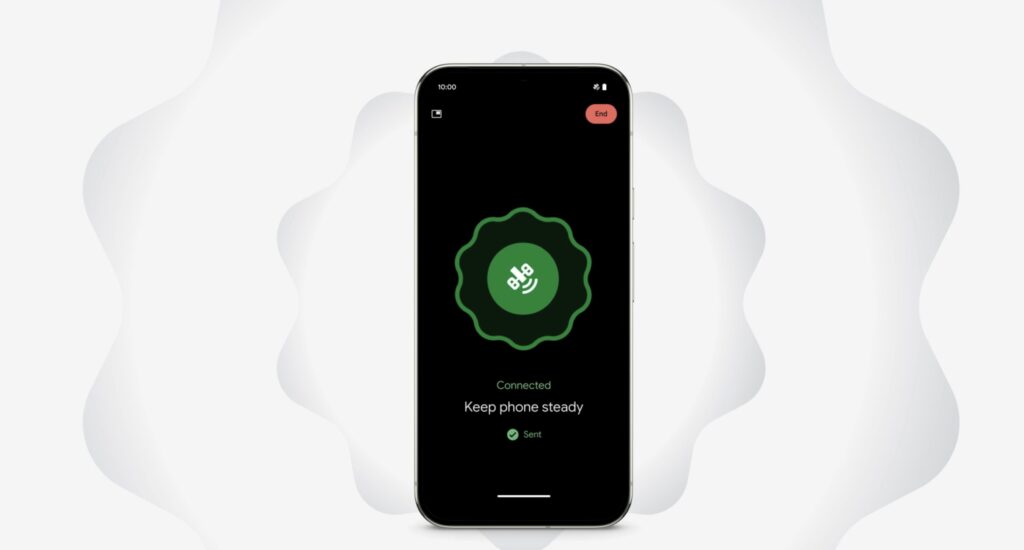 Les appels satellite du Pixel 9. Les appels satellite du Pixel 9.