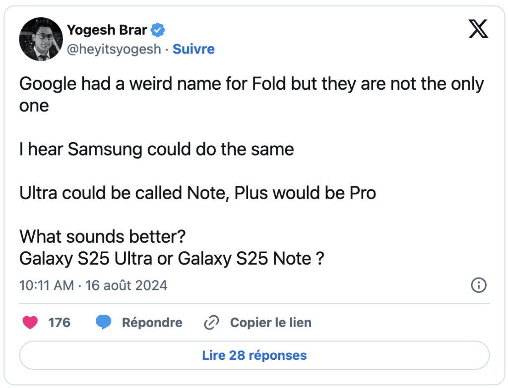 Le tweet d'Yogesh Brar. Le tweet d'Yogesh Brar.
