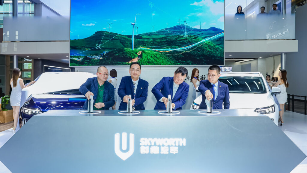 Skyworth au salon de Beijing // Source : Skyworth Skyworth au salon de Beijing // Source : Skyworth