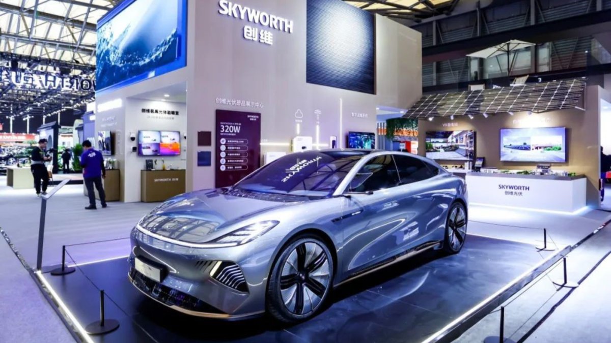 Skyworth concept skyhome au salon AWE2024 de Shanghai // Source : Skyworth Skyworth concept skyhome au salon AWE2024 de Shanghai // Source : Skyworth