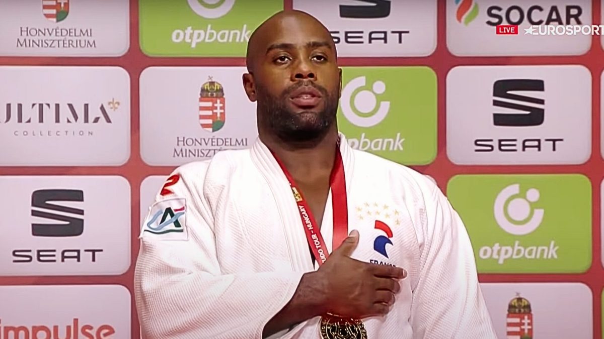 Teddy Rinner vise l'or aux Jeux Olympiques de Paris. // Source : Eurosport Teddy Rinner vise l'or aux Jeux Olympiques de Paris. // Source : Eurosport