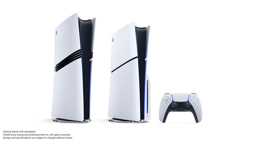 PS5 Pro et PS5 Slim // Source : Sony PS5 Pro et PS5 Slim // Source : Sony