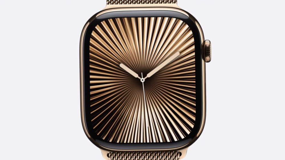 Apple Watch Series 10 Titane // Source : Capture d'écran Apple Watch Series 10 Titane // Source : Capture d'écran