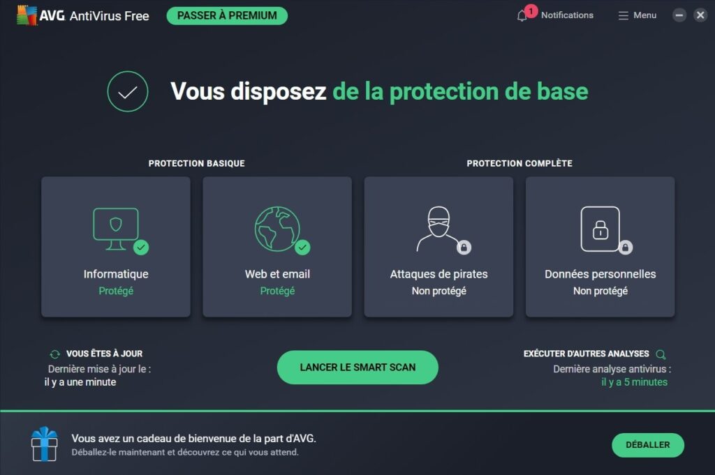 AVG Antivirus Gratuit, vie privée prioritaire AVG Antivirus Gratuit, vie privée prioritaire