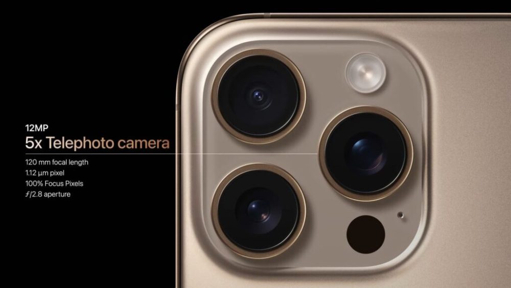 L'iPhone 16 Pro // Source : Capture d'écran L'iPhone 16 Pro // Source : Capture d'écran