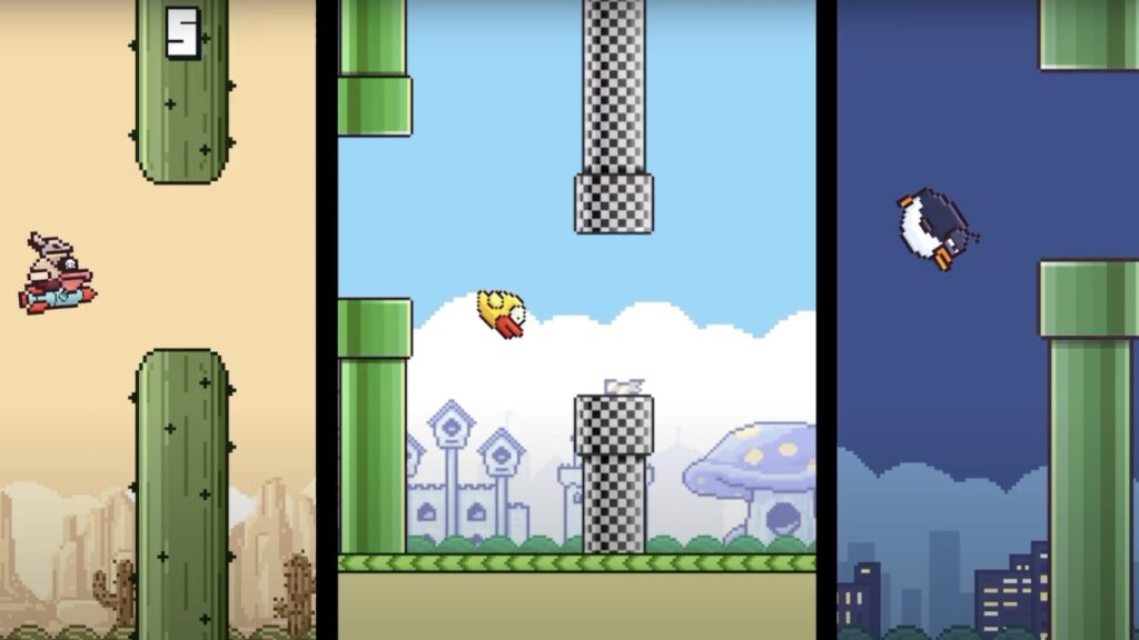 Flappy Bird revient // Source : Capture YouTube Flappy Bird revient // Source : Capture YouTube