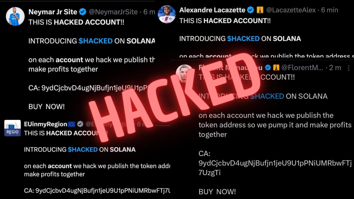 Les comptes X de plusieurs célébrités ont été piratés. // Source : Numerama Les comptes X de plusieurs célébrités ont été piratés. // Source : Numerama
