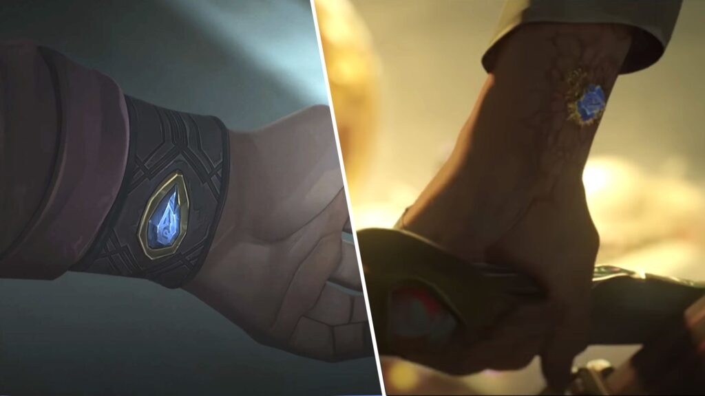 Le fameux crystal de magie de Jayce // Source : Netflix Le fameux crystal de magie de Jayce // Source : Netflix