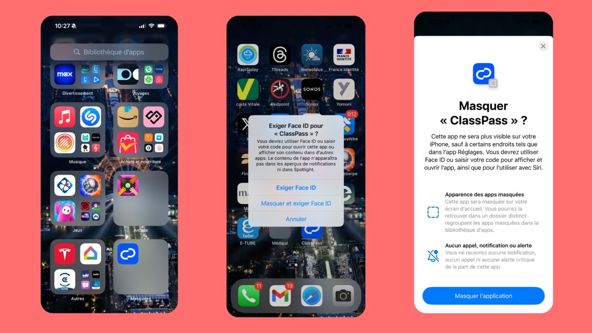 iOS 18 : comment créer un dossier caché sur iPhone ? // Source : Capture Numerama iOS 18 : comment créer un dossier caché sur iPhone ? // Source : Capture Numerama