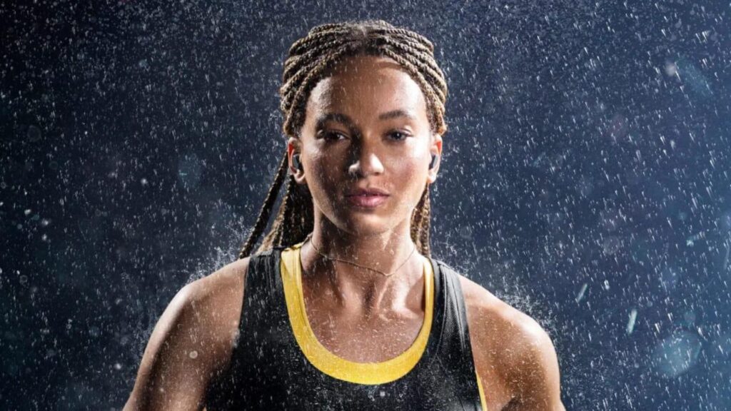 Vous aimez courir sous la pluie, bonnenouvelle les Jabra Elite 8 Acite sont certifié IP68 // Source : Jabra Vous aimez courir sous la pluie, bonnenouvelle les Jabra Elite 8 Acite sont certifié IP68 // Source : Jabra
