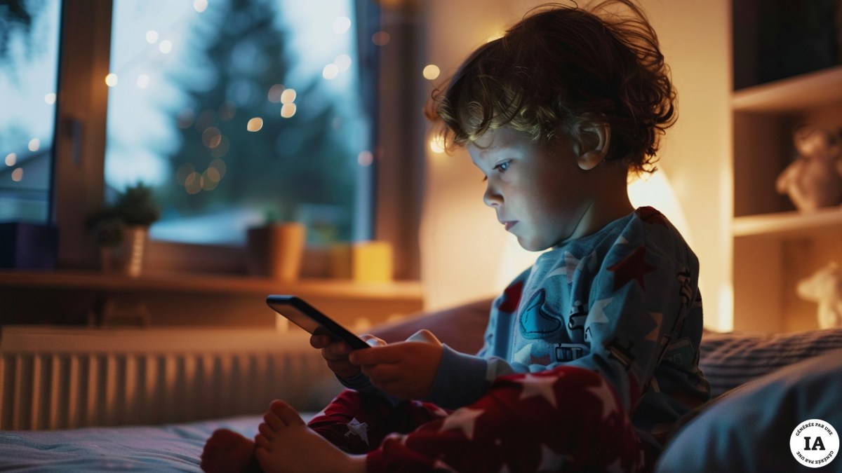 À chaque tranche d'âge, un contrôle et une sensibilisation sont indispensable pour les protéger des dangers d'internet // Source : image générée par IA via Midjourney À chaque tranche d'âge, un contrôle et une sensibilisation sont indispensable pour les protéger des dangers d'internet // Source : image générée par IA via Midjourney