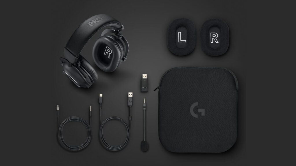 Les accessoires du G Pro X 2 Lightspeed // Source : Logitech Les accessoires du G Pro X 2 Lightspeed // Source : Logitech