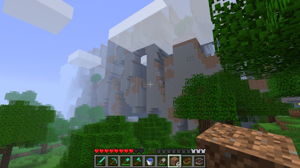 Il atteint les limites de Minecraft // Source : Twitter Il atteint les limites de Minecraft // Source : Twitter