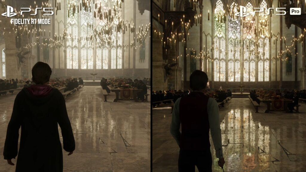 Hogwarts Legacy sur PS5 versus Hogwarts Legacy sur PS5 Pro // Source : Digital Foundry Hogwarts Legacy sur PS5 versus Hogwarts Legacy sur PS5 Pro // Source : Digital Foundry