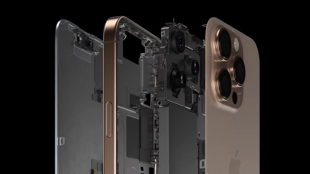 L'iPhone 16 Pro // Source : Capture d'écran L'iPhone 16 Pro // Source : Capture d'écran